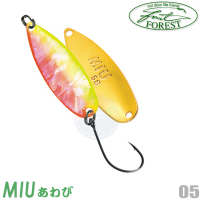 Trout Spoons color variation Abalone FOREST MIU 8g Awabi 
