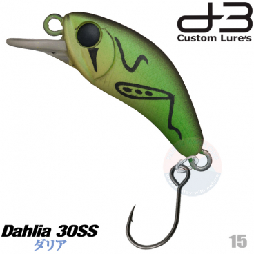 D-3 CUSTOM DAHLIA 30SS 3.2 G 15