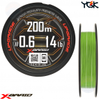 YGK X-BRAID UPGRADE X8 200 M PE LINE 0.6