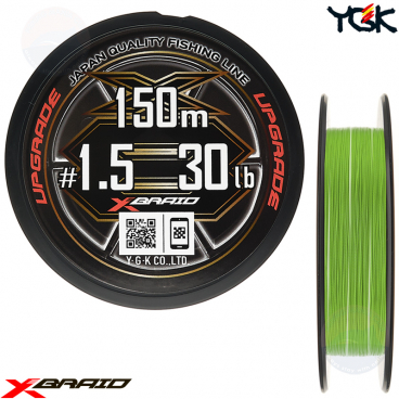YGK X-BRAID UPGRADE X8 150 M PE LINE 1.5 - Fishing Mania Club