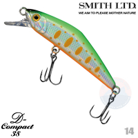 Smith D-Compact 38 14 LIME CHART YAMAME