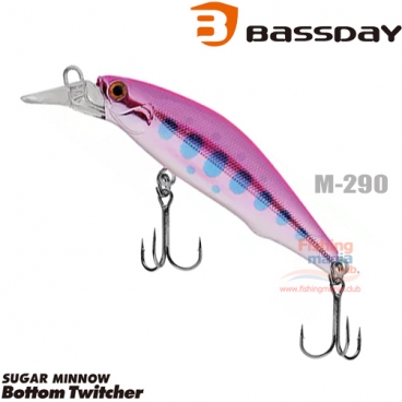 Bassday Sugar Minnow Bottom Twitcher 50ES M-290
