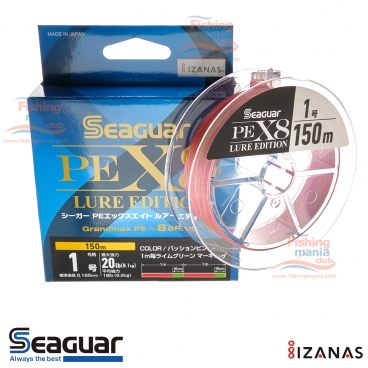 Kureha Seaguar Grandmax PE X8 Lure Edition 150 m PE 1 20 Lb