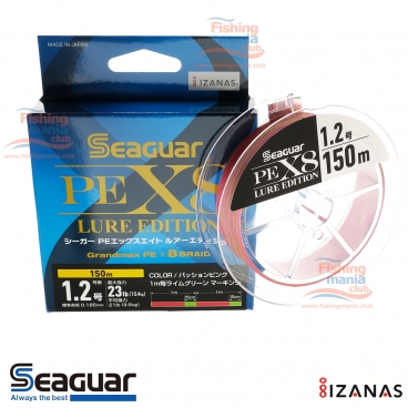 Kureha Seaguar Grandmax PE X8 Lure Edition 150 m PE 1.2 23 Lb