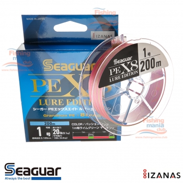 Kureha Seaguar Grandmax  PE X8 Lure Edition 200 m PE 1 20 Lb