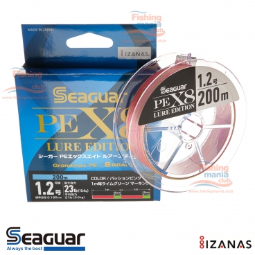 Kureha Seaguar Grandmax PE X8 Lure Edition 200 m PE 1.2 23 Lb