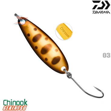 DAIWA CHINOOK GEKIATSU 4 G 03 Black Gold Yamame