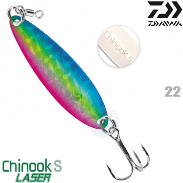 DAIWA CHINOOK S Laser 7 G 22 BLUE PINK RAINBOW