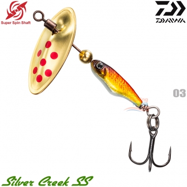 DAIWA Silver Creek Spinner SS 4.5 G 03 Akakin