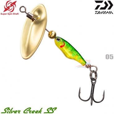 DAIWA Silver Creek Spinner SS 4.5 G 05 Green Gold