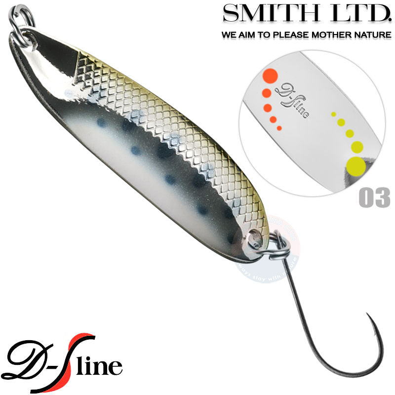 Smith Pure 6.5 g 45 mm Assorted Colors Native Trout Spoon