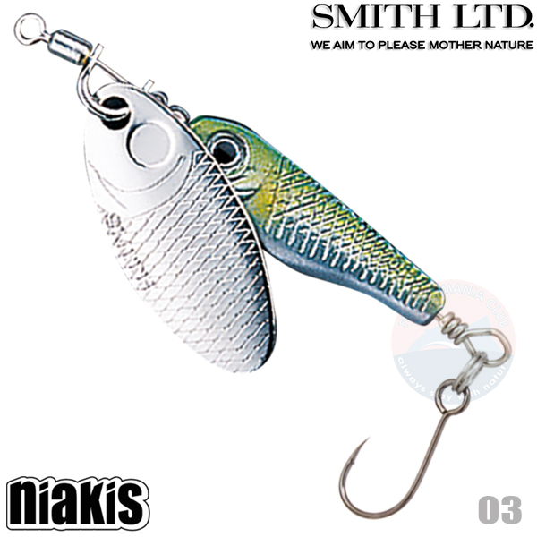 Smith Niakis 3 g Trout Spinner color 16 