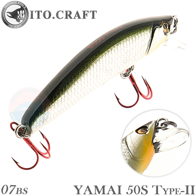 ITO.CRAFT YAMAI 50S Type-II 4.5 g 50 mm various colors Sinking Minnow 