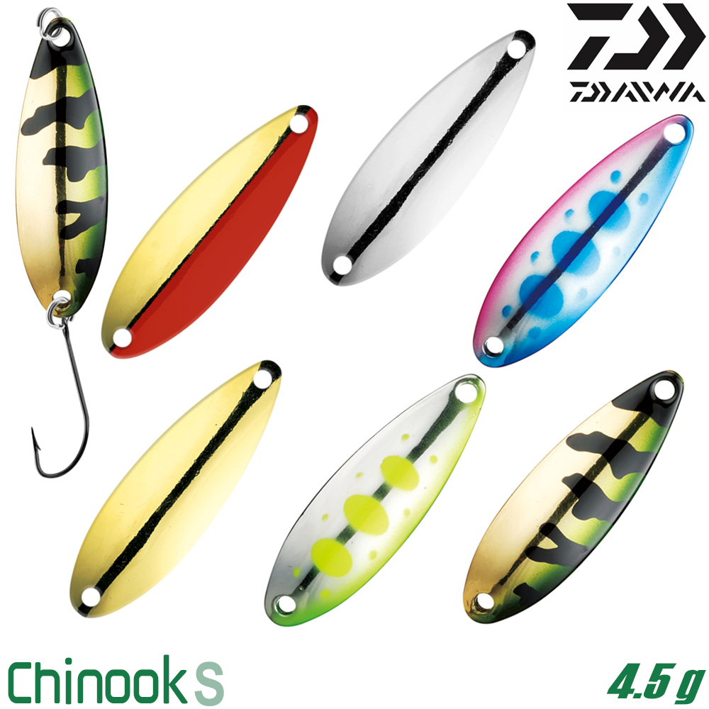 Daiwa Chinook S 4 5 G Trout Spoon Assorted Colors Ebay