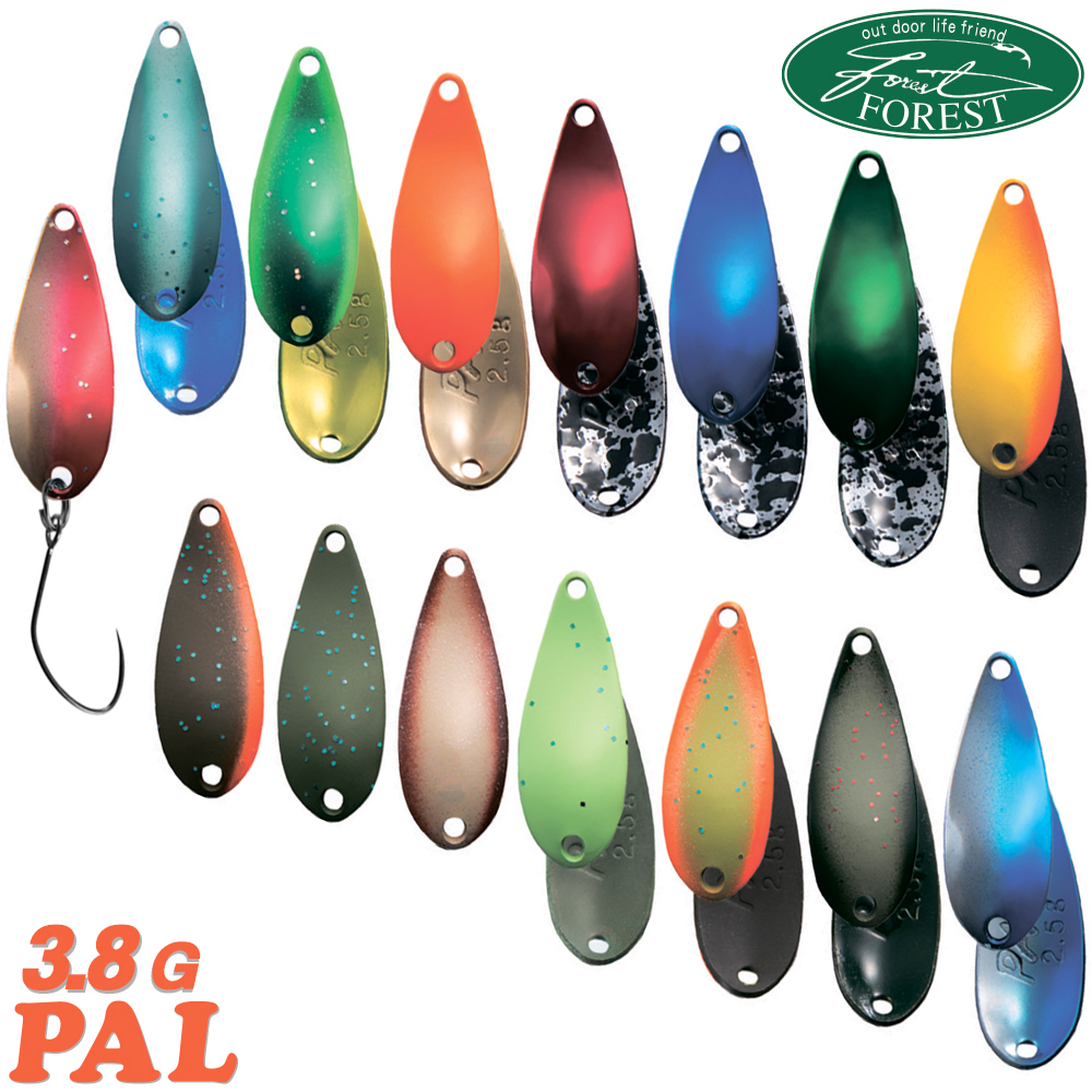 Forest Pal 3 8 G 32 Mm Area Trout Spoon Assorted Colors Ebay