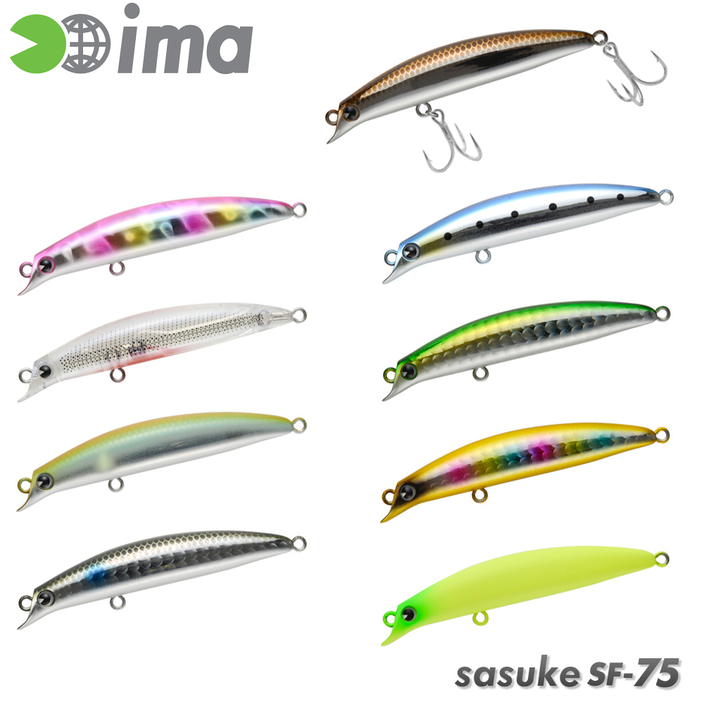 Ima Sasuke Sf 75 Flotante Minnow Color 006 Ebay